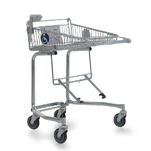 carrello spesa speciale per carrozzine