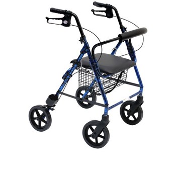 Noleggio deambulatore rollator con freno a milano