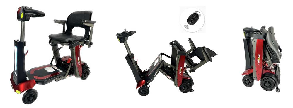 scooter elettrico per anziani mojo pieghevole